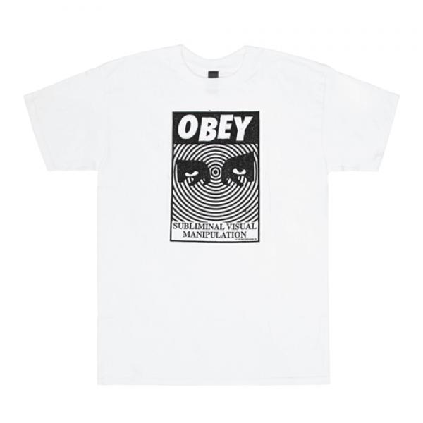 (163081329)SUBLIMINAL VISUAL TEE-WHT